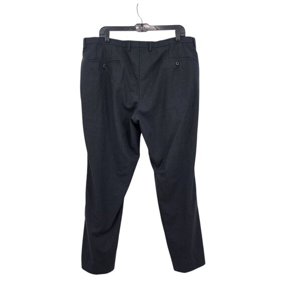 BOSS Hugo Boss Men's 100% Virgin Wool Micro Houndstooth Slim Leg Pants - 40R - Picture 4 of 11